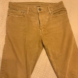 American Eagle Men's Khaki Slim Stretch Jeans